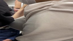 胸　電車　街撮り