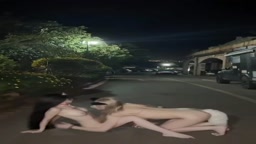 凄い百合露出猫耳しっぽ