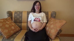 ふつうの妊婦のグラインド騎乗位