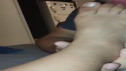 Limp girl, no show socks, face play