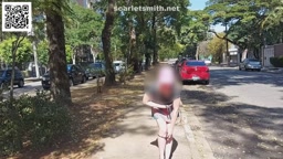 Showing myself on the sidewalk[scarlet_smith]
