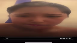 シャワオナ　声我慢できてない