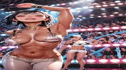 [sexy dance] Semen Dancer Rena Debut