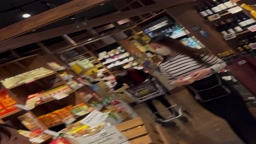 巨乳爆乳　街　ショッピングモール　揺れ