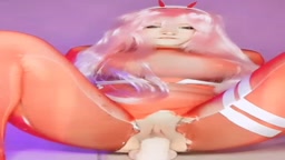 Latina cosplayer zero two cosplay