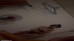 巨乳セフレの風呂上り