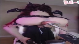 男の娘オホ声オナニー 射精 5