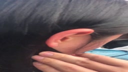 車内フェラ素人