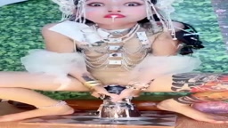 巨大ディルド 腹ボコ オナニー4