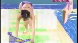 炎チャレ セクシーアイドル限定 水上ウルトラ大斜面 登りきれたら100万円  メイファ