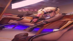 菲谢尔-03-坐在假金金上手冲~