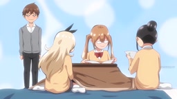 巨乳な島風と眼鏡っ娘ツインテとのJKハーレム３P