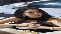 モーターショーのモデル  パンチラ