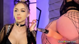 Beautiful Blonde Plays with Her Wet Pussy