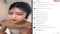 韓国　インスタライブ