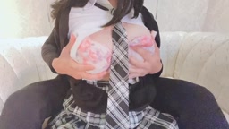 制服Jcup爆乳とのハメ撮り。体育教師と本番アリの補習授業。