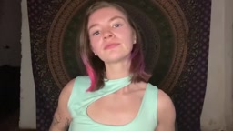 Joi in Spanish with a Young Blonde Gringa - Solo Masturbation