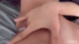 【手マンオナニー】オホ声痙攣イキ