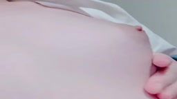 色白 オナニー パイパン 美乳