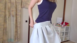 着付け　美乳　色白