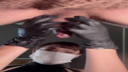 マスク痴女の責めフェラ