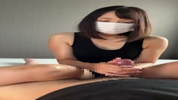 マスク痴女のガン攻め手コキ