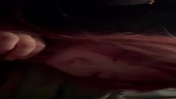 ピンク髪ギャル　腹射