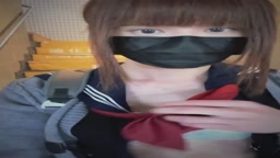 男の娘　露出オナニー