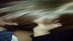 個人撮影 車内フェラ