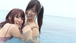 網水着　飛鳥＆愛海　丸見え06:52～