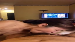 口内の舌の動きがよくわかる卑猥なフェラチオ