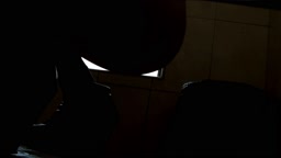 Chinese woman rush into the toilet to pee