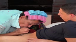 72 Year Old BBW Granny First Monster Cock