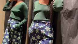 Blowjob in the Fitting Room - Almost Caught by Staff