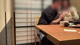 個室の料亭でこっそりプレイ