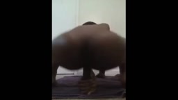 Big Booty Babe Rides Her Dildo