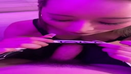 ギャル　ノーハンドフェラ