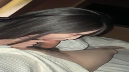 スマホ撮影　ぎこちないフェラ