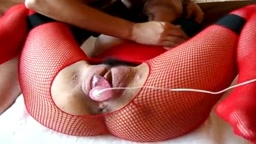 Japanese MILF Uses a Vibrator on Her Small Tits and Tight Pussy