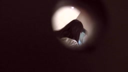 Beautiful Chinese girl with urgent urination