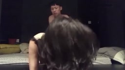 Asian Amateur in Black Lingerie 6