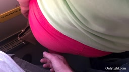 Encoxada near husband