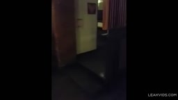 Woman forget to go home