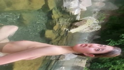 温泉　混浴　露出　裸