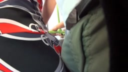 Encoxada Milf on bus