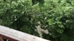 Public Balcony Anal with a Sexy Blonde Teen