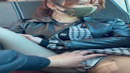 セットアップのお姉さんパンチラお触り