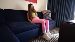 Real hypnotized strip play