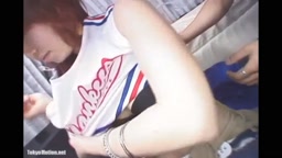 【生D●素人】Fカップ美巨乳に車内でコスプレ‼ 生フェラから巨根挿入成功‼ 公式シロドラー‼