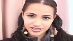 Brushing Latina Babe's Teeth With Cum